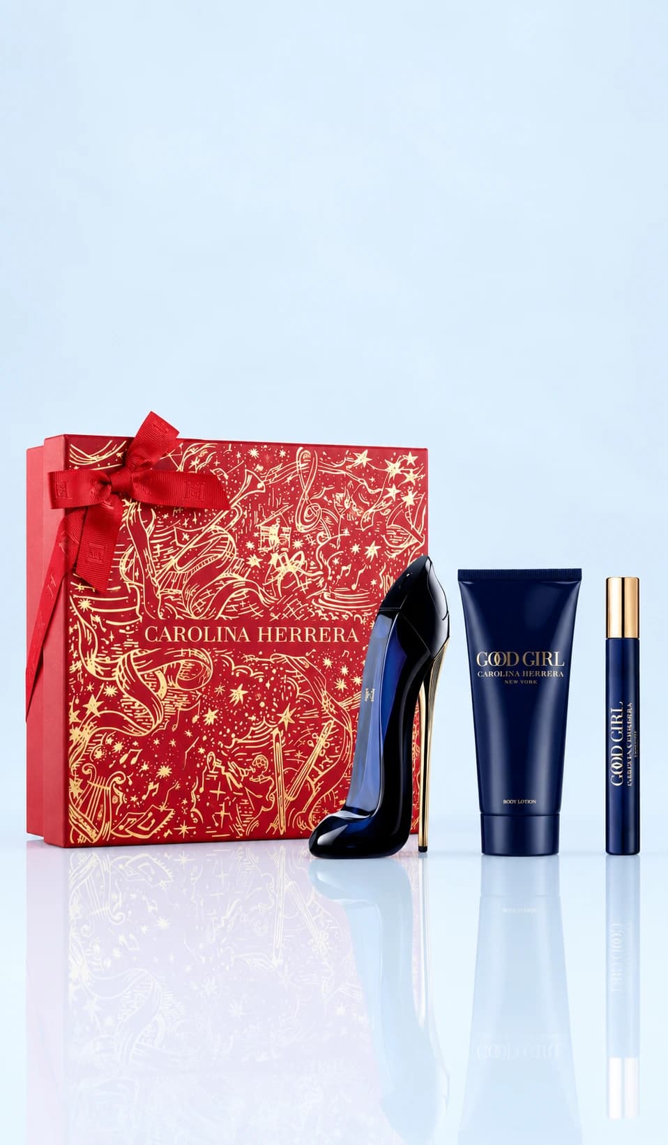 Coffret Carolina Herrera-Good Girl-Eau de Parfum-80ml+10ml + Lotion pour Le Corps 100ml