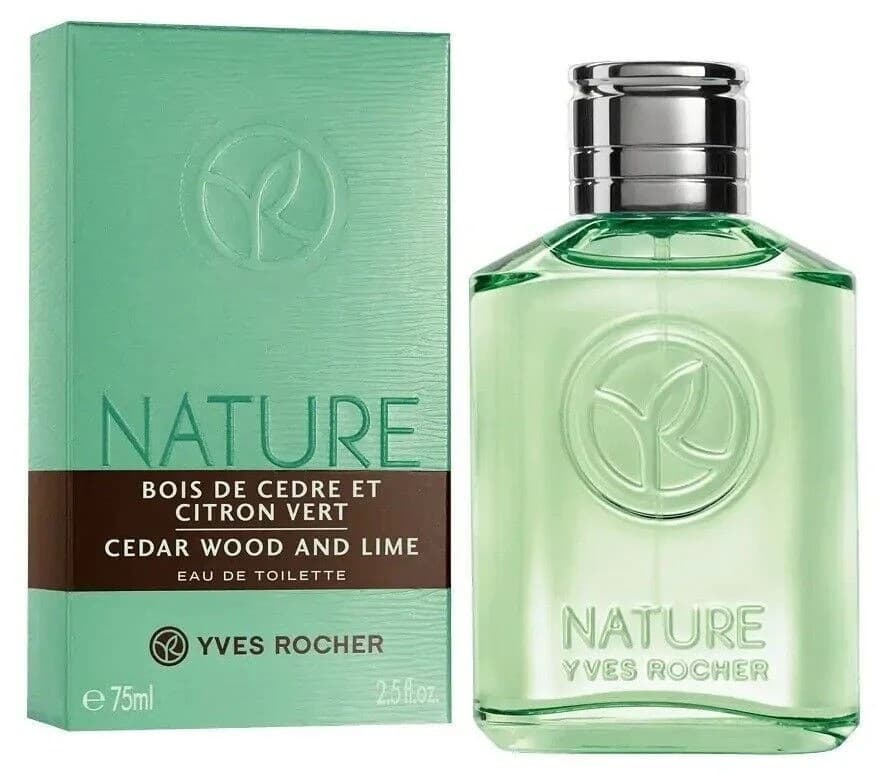 Yves Rocher-Bois de Cèdre et Citron Vert-Eau de Toilette-75ml