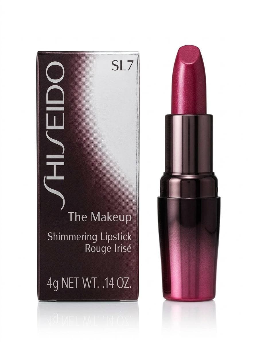شيسيدو - ذا ميك اب شيمرينغ لبستيك (The Makeup Shimmering Lipstick) - أحمر شفاه لامع - 4 غرام