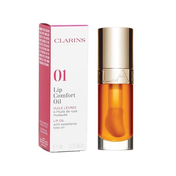 Clarins-Paris-Lip Comfort Oil-01 Honey-7ml