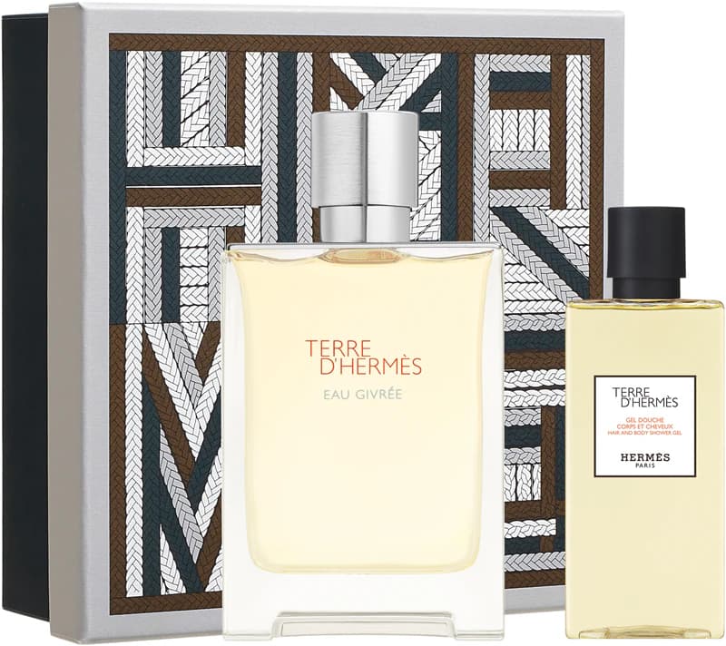 Coffret Terre D'Hermès-Eau Givrée-Eau de Parfum-100ml+Gel douche 80ml