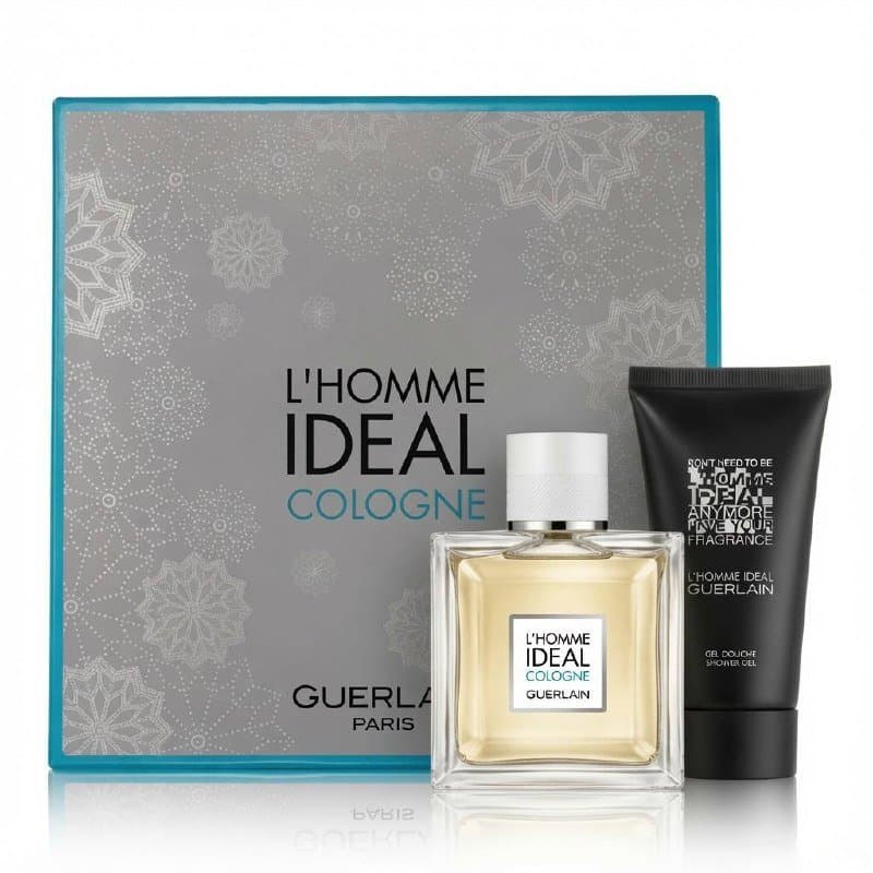 Coffret Guerlain-L’Homme Idéal Cologne-Eau de Toilette-100ml + Gel Douche-75ml (2 Pièces)
