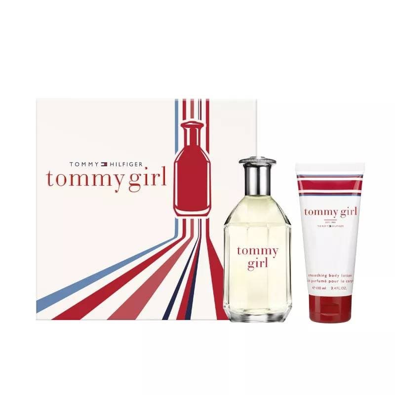 Coffret Tommy Hilfiger-Tommy Girl-Eau de Toilette-100ml + Lotion Parfumée pour Le Corps-100ml (2 pièces)