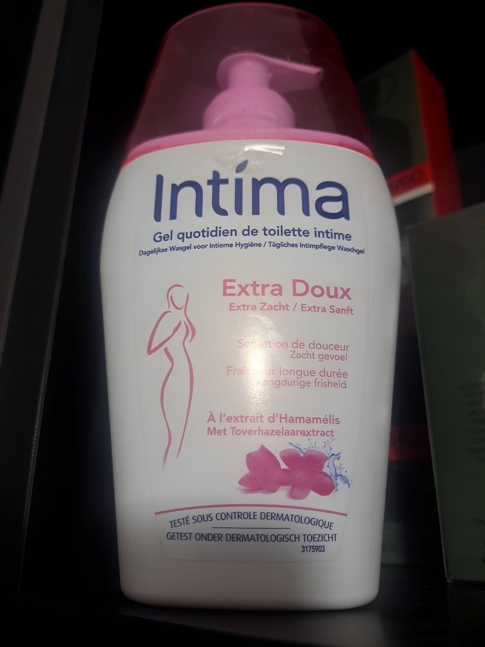 Intima-Gel Quotidien de Toilette Intime Femme-Extra Doux- a l'extraits d' Hamamélis-200ml