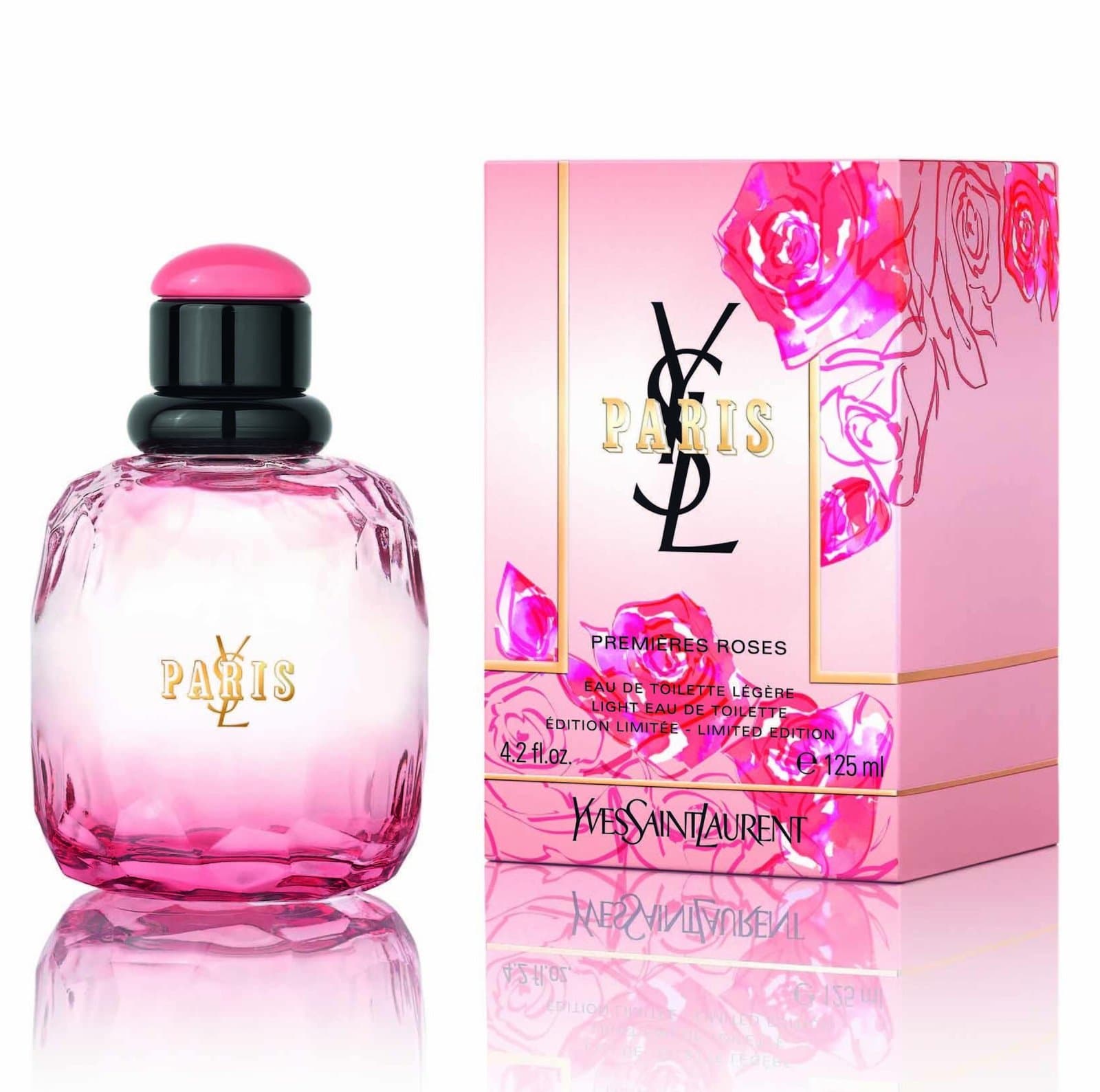Yves Saint Laurent-Paris-Premieres Roses 2011-Eau de Toilette légère-125ml(Vintage)