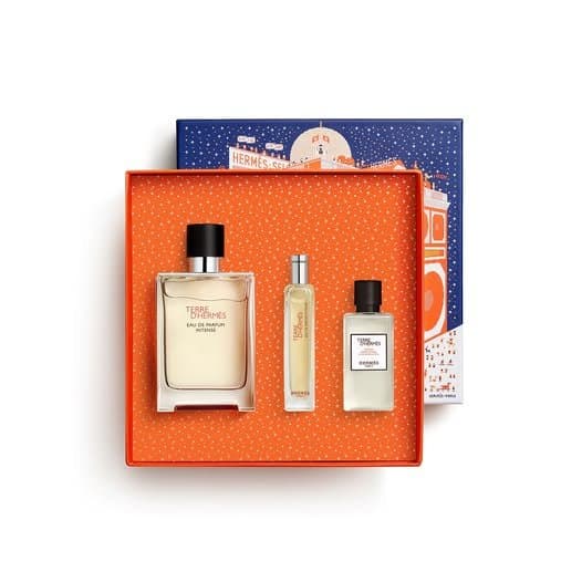 Coffret Terre d’Hermès(2025)-Intense-Eau de Parfum Intense-100ml+15ml+apres rasage 40ml