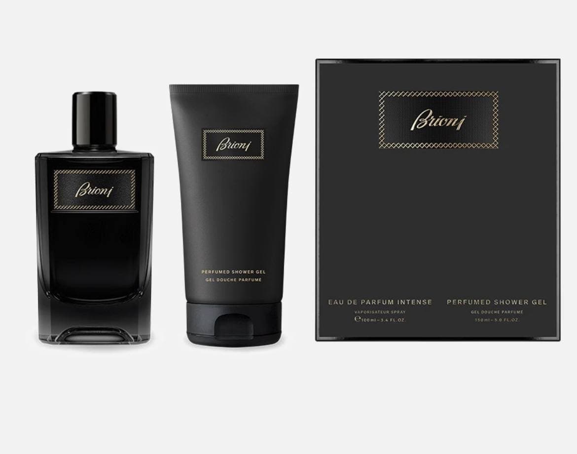 Coffrer Brioni-brioni-Eau de Parfum Intense-100ml + Gel Douche-150ml (2 pièces)