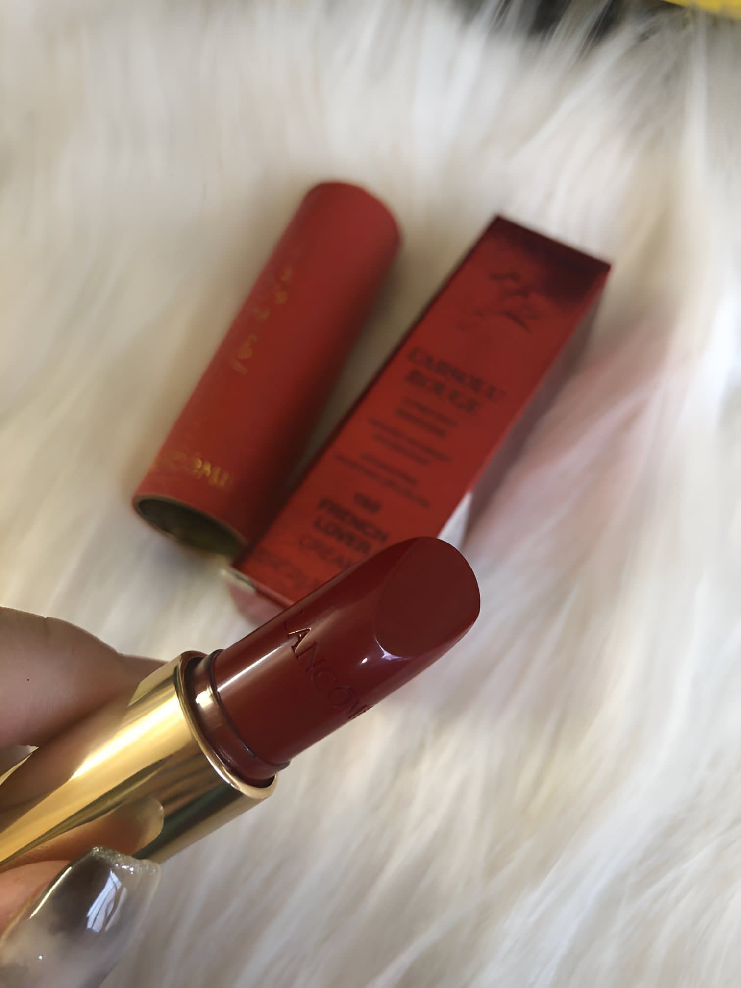 Lancôme(Limited Edition) L'Absolu Rouge-French Lover Ceram-Rouge Galbant Hydratant-n196