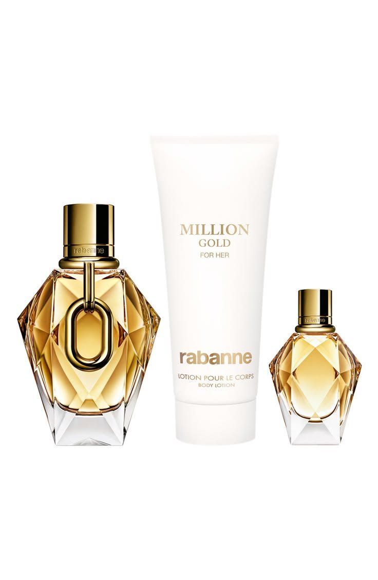 Rabanne Million Gold for Her Eau de Parfum Gift Set $207 Value at Nordstrom